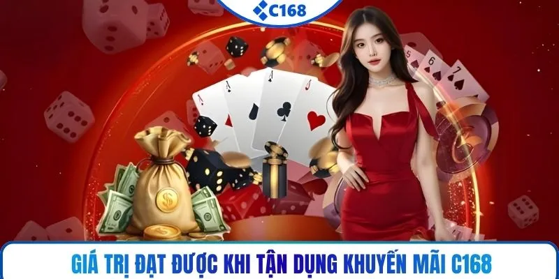 Giá trị đạt được khi tận dụng khuyến mãi C168